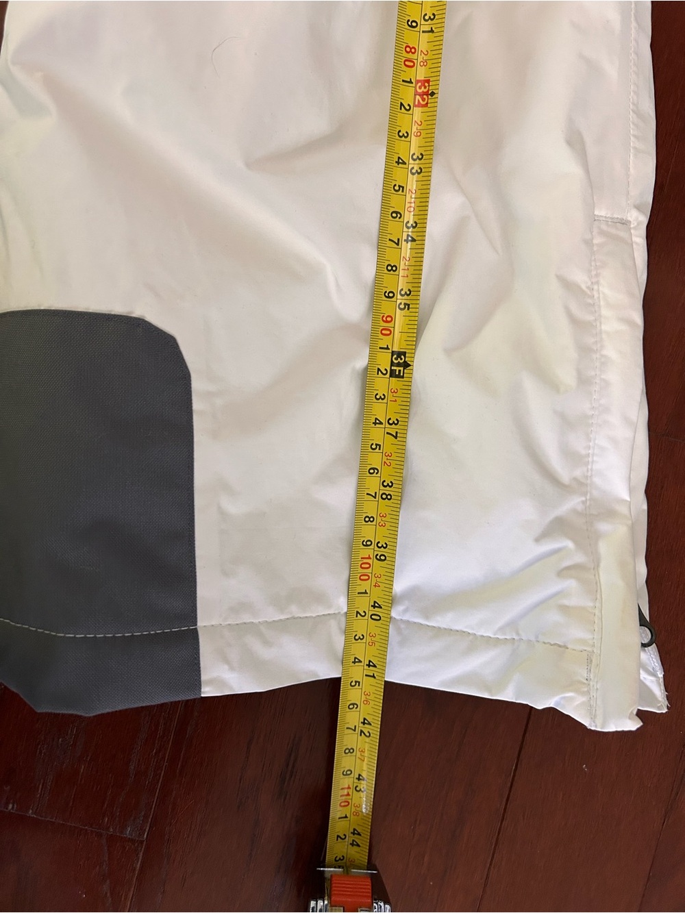 LAND'S END f(x) Primaloft waterproof insulated Snow Pants in White Womens Large - Picture 2 of 14